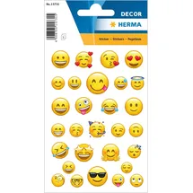 Herma Aufkleber Smiley 87 Stück