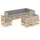 vidaXL Garten-Lounge-Set 8-tlg. grau