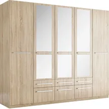 Priess Wäscheschrank Barcelona 230 x 193 x 54 cm Braun/Beige