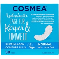 Cosmea Slipeinlagen, Normal ohne Duft, 5er Pack (5 x 58 Stück)