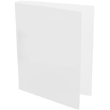 IDENA 224335 - Ringbuch DIN A4, aus PP, 2 Ringe, 35 mm Rückenbreite, transparent, 1 Stück