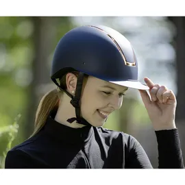 HKM Lady Shield Schwarz glänzend S=52-54 cm