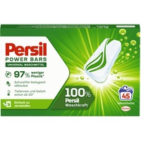 Persil Power Bars Universal Waschmittel (45 Waschladungen), vordosiertes Vollwaschmittel in nachhaltiger Verpackung