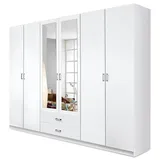 Harper Drehtürenschrank ROM 271 x 212 x 54 cm Weiß
