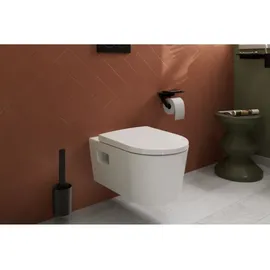 Hansgrohe EluPura Original S Wand-WC mit WC-Sitz Weiß spülrandlos