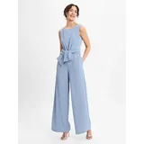 Vera Mont Damen Jumpsuit mit weitem Bein Light Steel Blue,42 - 42