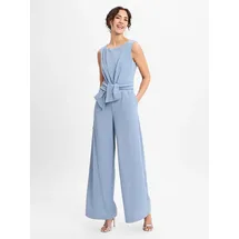 Vera Mont Damen Jumpsuit mit weitem Bein Light Steel Blue,42 - 42