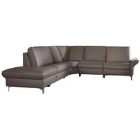 himolla Ecksofa MOSBACH 249 x 278 cm canyon - Ohne Kopfstütze - ohne Zierkissen - Sitz Medium - Armteilverstellung - Höhe 93 cm - Sitzhöhe 47 cm . Sitztiefe 53 cm