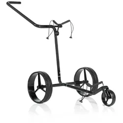 JuCad Carbon Shine Dreirad Trolley schwarz glänzend