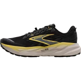 Brooks Cascadia 19 Herren Schwarz/Beige/Gelb 43