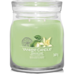 Yankee Candle, Duftkerzen, Duftkerze Vanilla Lime Signature Medium Jar