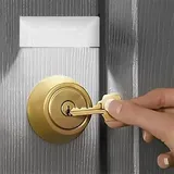 Infrarot-Türleuchte mit Bewegungsmelder, 4 LEDs, Wandmontage, batteriebetrieben (Batterien nicht im Lieferumfang enthalten) – Weiß