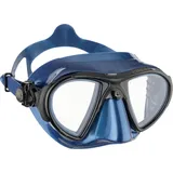 Cressi Erwachsene Nano Taucherbrille, Blau Nery/Schwarz, Uni