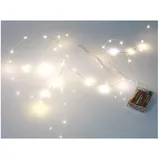 VELLEMAN LED-Lichterkette Batterie 2 m Warmweiß
