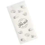Papstar Fleischerbeutel, Kraftpapier, gefädelt 28 cm x 14 cm x 6 cm