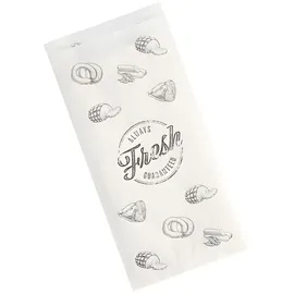 Papstar Fleischerbeutel, Kraftpapier, gefädelt 28 cm x 14 cm x 6 cm