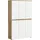 xonox.home Scarpa Garderobenschrank 6-türig 0 x 0 x 0 cm Weiß/Eiche