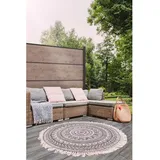 GROJA Lamellenzaun 180 x 45 cm grau HPL 1 St.