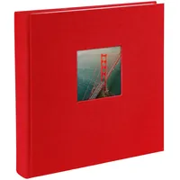 Goldbuch Bella Vista Rot, 60 weiße Seiten Buchalbum