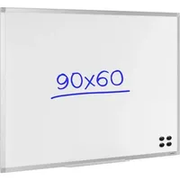 Viking Whiteboard Wandmontiert Magnetisch Lackierter Stahl Einseitig 90 (B)