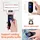 Tera Barcode-Scanner Handscanner 3in1 Bluetooth USB-Kabel 2,4G Wireless1D Barcode 1100L