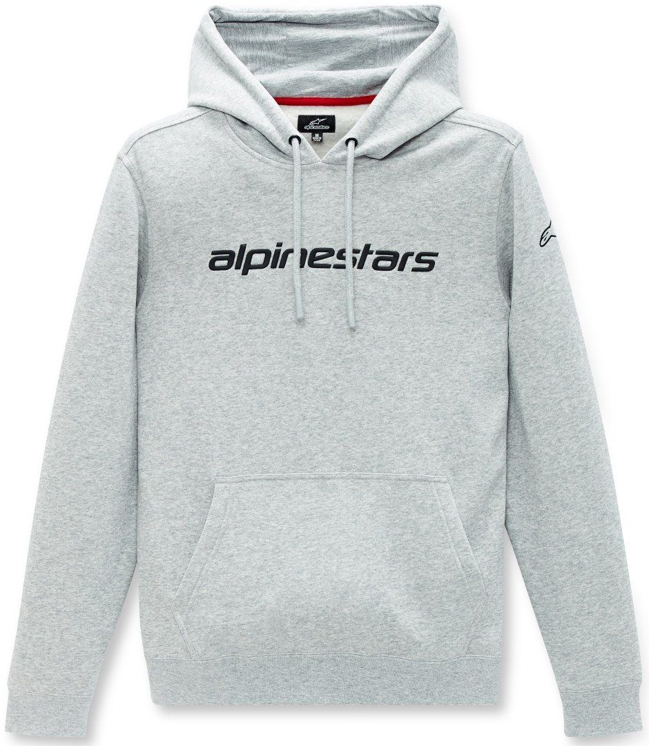 Alpinestars Linear Hoodie, grijs, XL Voorman