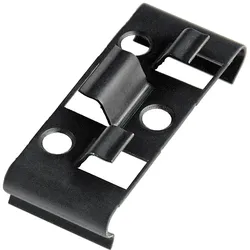 Kovalex® Dielenclip aus Metall, V4A, aufsteckbar schwarz, 25 Stk./ Paket, ausreichend für ca. 1 m2