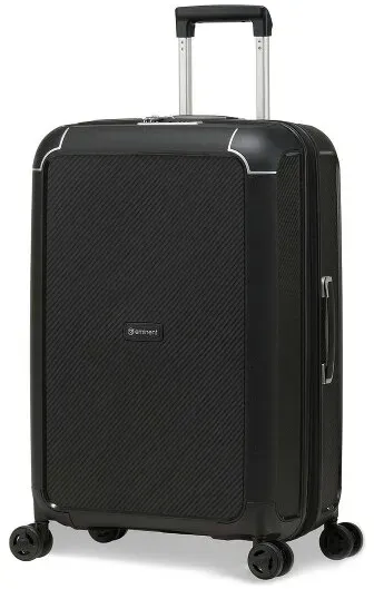 Eminent Aegis 4 Rollen Trolley M 61 cm mit Dehnfalte  schwarz
