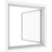Trendline Fliegenschutz-Fenster 100 x 120 cm weiß/weiß kürzbar