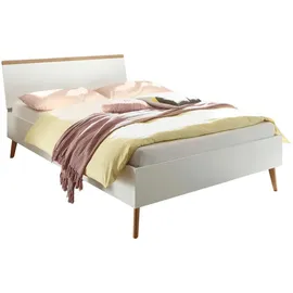 furn.design Helge 140 x 200 cm Weiß/Eiche