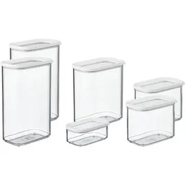 Mepal Modula Küchendose weiß 1 l 6-teiliges Set