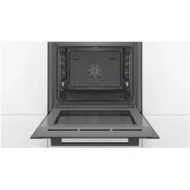 Bosch Herdset Bosch Backofen EcoClean mit Glaskeramikkochfeld TouchSelect autark 60 cm - Schwarz