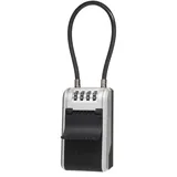 Master Lock Schlüsselkasten 5482EURD mit abnehmbarem Bügel Schwarz/Silbergrau