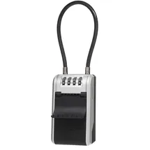 Master Lock Schlüsselkasten 5482EURD mit abnehmbarem Bügel Schwarz/Silbergrau