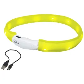 Nobby Visible Leuchthalsband Gelb 55 cm