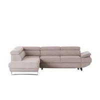 Switch Ecksofa aus Mikrofaser Gio ¦ rosa/pink ¦ Maße (cm): B: H: 74 T: 263