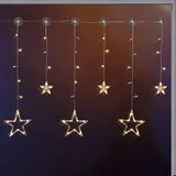 Hi Sternen-Lichtervorhang Fairy mit 63 LEDs