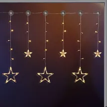 Hi Sternen-Lichtervorhang Fairy mit 63 LEDs