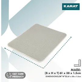 Karat Katzenstreumatte Charly 61 x 38 cm grau
