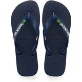 havaianas Brasil Logo Blau 37