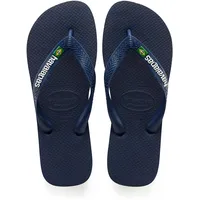havaianas Brasil Logo Blau 37
