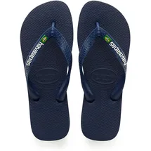 havaianas Brasil Logo Blau 37