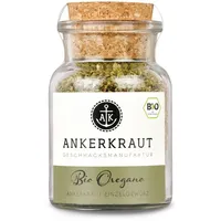 Ankerkraut BIO Oregano, gerebeltes Küchen-Kraut, 15 g im Korkenglas, Bio-Qualität zum selber Würzen, Gewürz mediterrane Küche für Pizza & Pasta