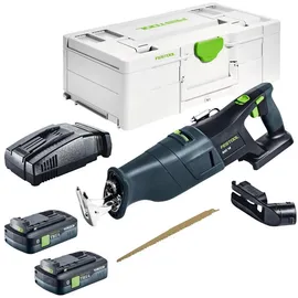Festool RSC 18 EB-Basic inkl. 2 x 4,0 Ah + Schnellladegerät + Systainer