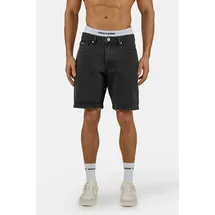 Pegador Jeansshorts "Bostic Jeans Shorts", Herren, Gr. 31, N-Gr, washed schwarz, Denim/Jeans, Obermaterial: 100% Baumwolle, regular fit ca. Mitte Oberschenkel, Jeans Jeansshorts, Baumwolle, regular fit