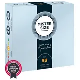 MISTER SIZE 53 mm transparent, hauchdünn, feucht, transparent