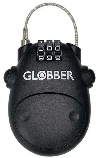 GLOBBER Locks Zahlenschloss schwarz ZUBEHÖR