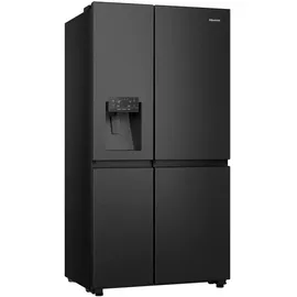 Hisense RS818N4TFC Side-by-Side (632 l, 1795 mm hoch, Schwarz)