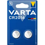 Varta CR2016 Lithium Knopfzelle 2er Blister
