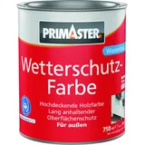 Primaster Wetterschutzfarbe Weiß 0,75 l